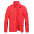 Men's Individuality Denim Coat Ripped Urban Denim Jacket